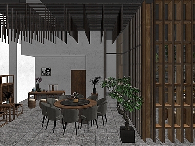 现代风格茶叶店