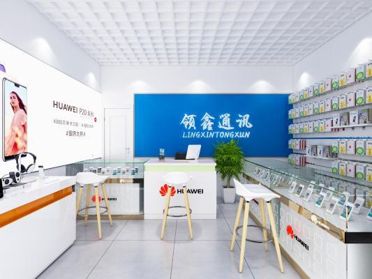 现代手机专卖店 前厅 营业厅