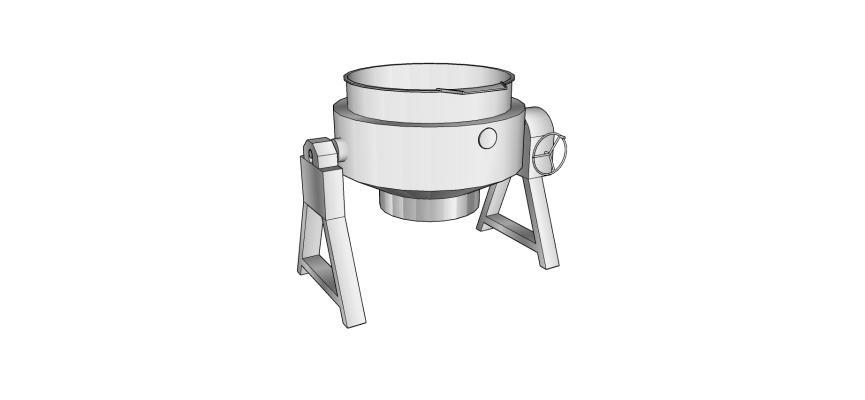 工业风格夹层锅 商用厨具