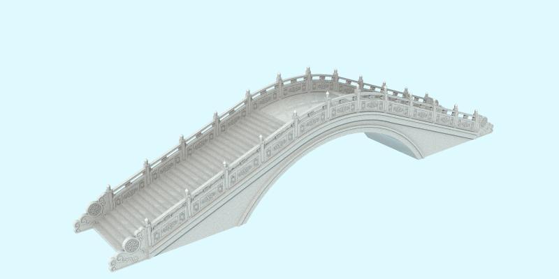 中式石拱桥 景观