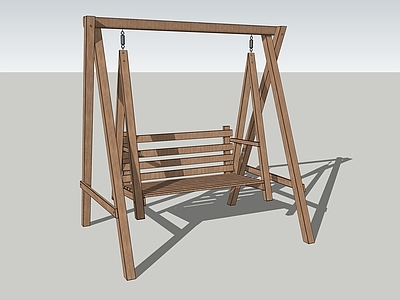 木质秋千椅
