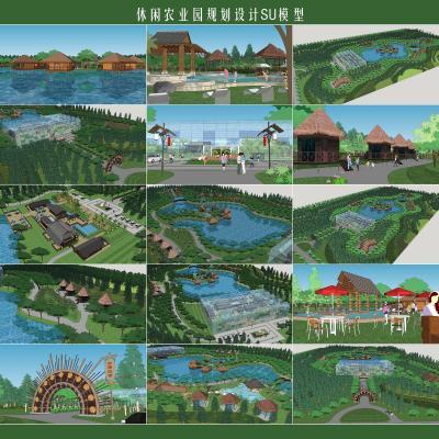 现代风格农场 休闲农业园 乡村农业 休闲度假农庄