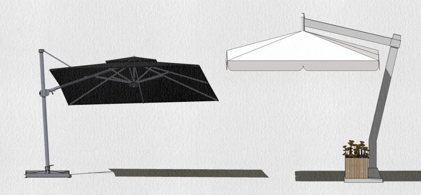 现代户外家具 遮阳伞
