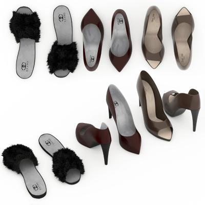 现代女士高跟鞋 凉鞋