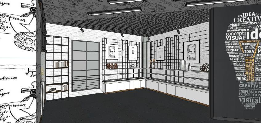 工业风格工艺展厅