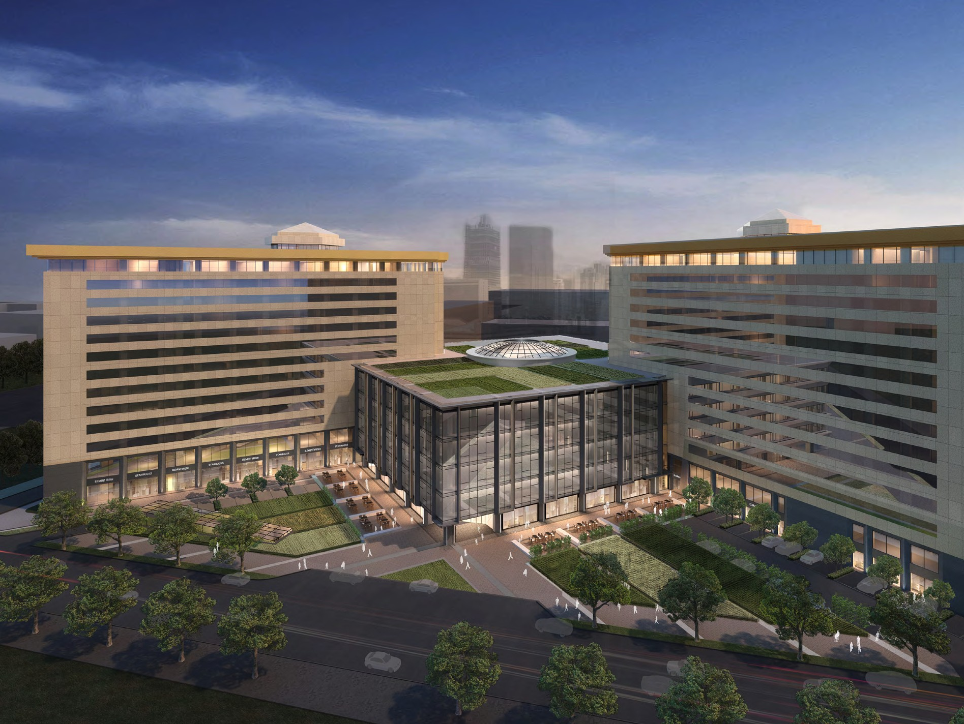 Kok 北京中粮广场丨概念 深化 景观 照明方案施工图SU模型摄影 商业景观