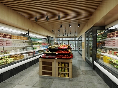 现代简约水果店 生鲜店