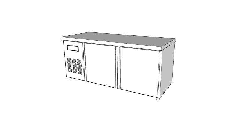 现代保鲜工作台 商用厨具