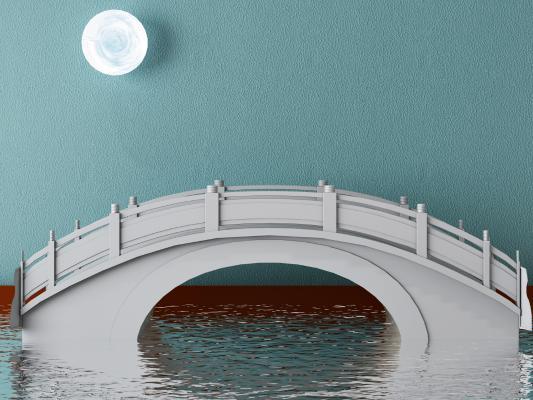 现代小桥 景观