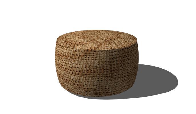 现代风格凳子 蒲团 凳子 藤编垫子 矮凳 饰品 坐凳 凳