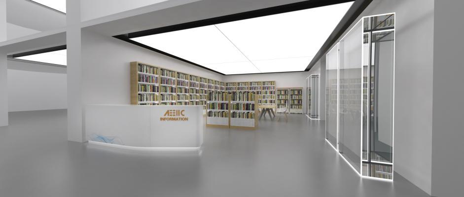 现代展厅 智慧图书展厅
