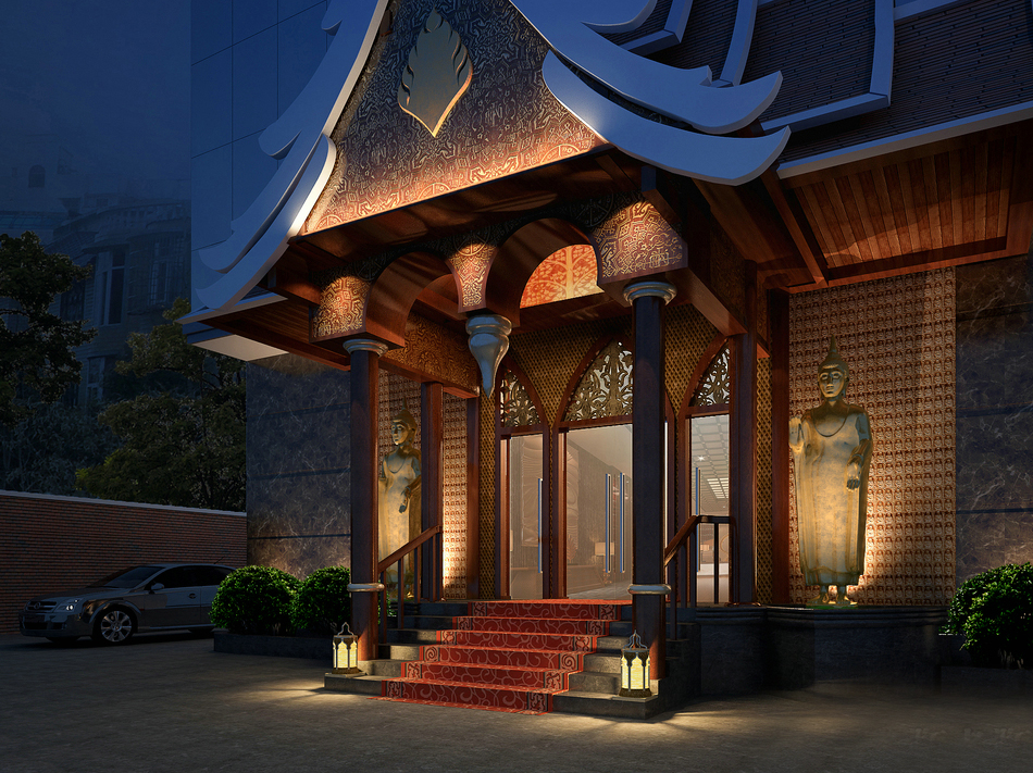 福州铭濠酒店会所 spa[附效果图 施工图]