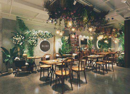 工业风网红花店