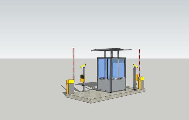 现代风格收费站