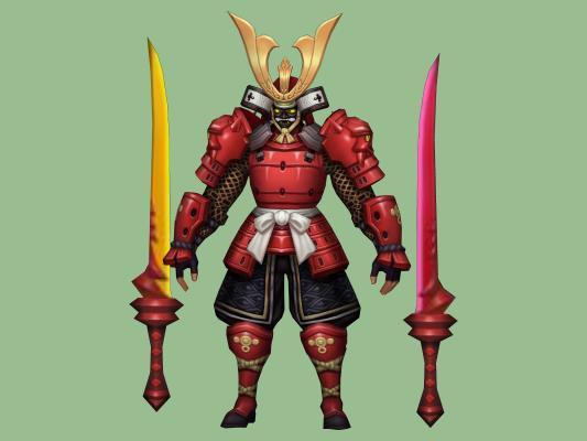 现代手游 王者角色 主题 节日 武器 宫本武藏 武士