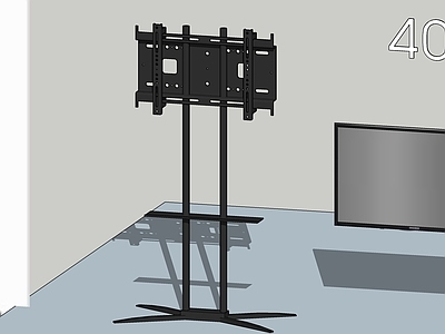 电视架 立式电视 电视机 会议室 屏幕原创带参数