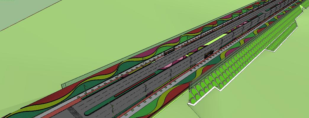道路景观模型 内容丰富全面