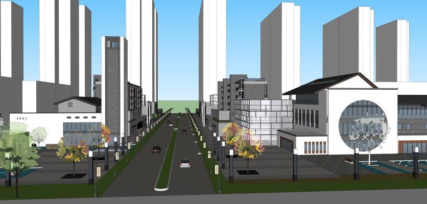 城市建筑模型