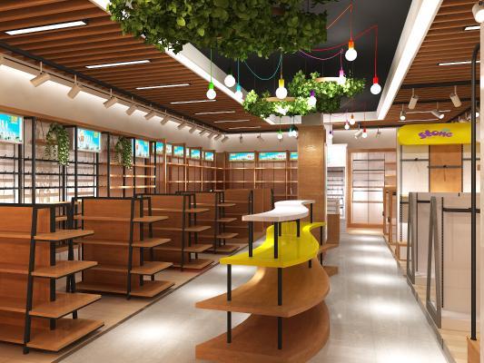 现代母婴店 展柜 童装