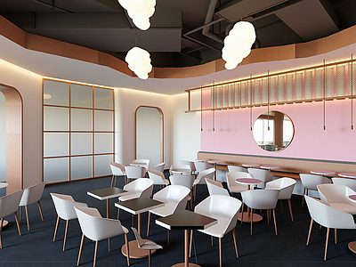现代奶茶店