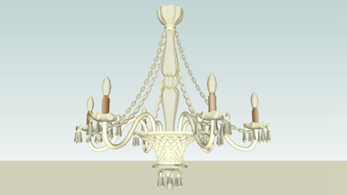 吊灯 草图大师模型