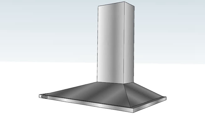 油烟机 草图大师模型