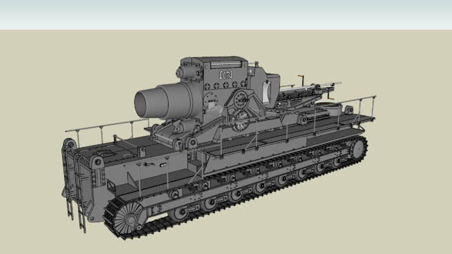 卡尔（040迫击炮装置） 坦克 蒸汽机车 大炮 火车 起重机