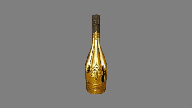 Armand de Brignac-香槟酒瓶 酒瓶 啤酒瓶 瓶子 汽水瓶 香水