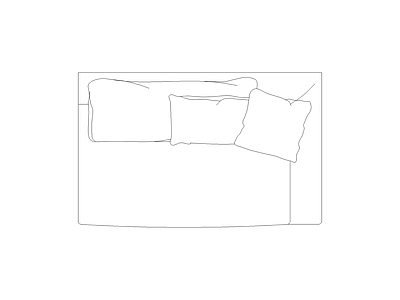 床 网红高端家具图块