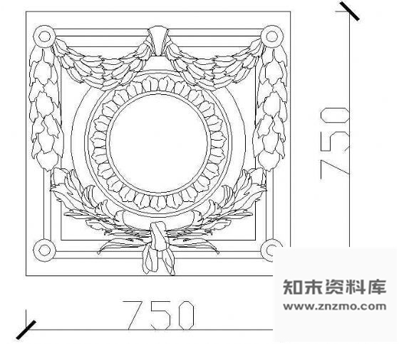 图块/节点花饰浮雕