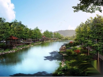 [云南]盘龙江清水通道景观改造工程方案设计 休闲景观