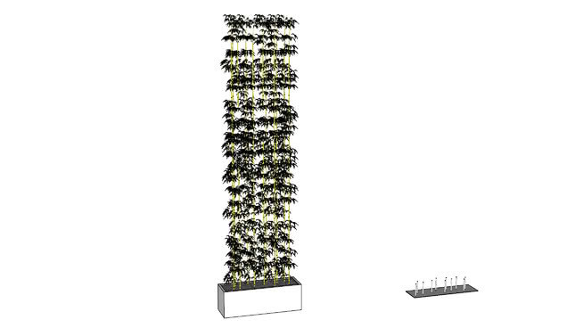 Indoor Artificial Bamboo Grove in Modern Planter 其他 饰品 螺丝钉 双簧管 项链