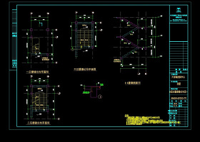 A型楼梯图CAD图纸