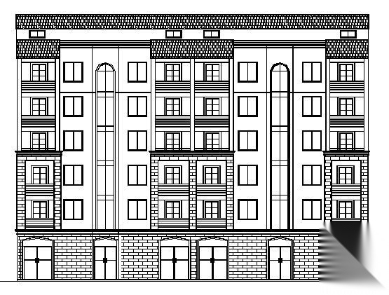 米易县嘉汇新城小区商住楼二期建筑方案图