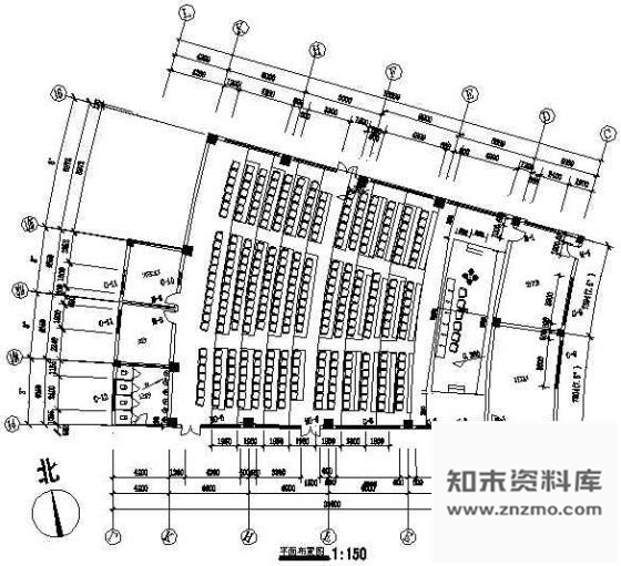 施工图某大学阶梯大会议室装修图