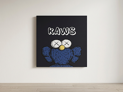 KAWS装饰挂画挂画