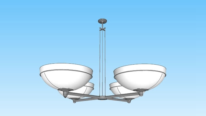 吊灯 草图大师模型