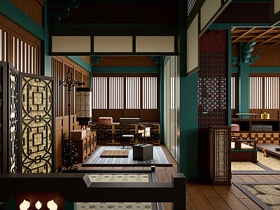 中式家居卧室