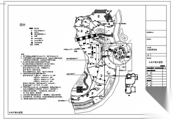 某水景喷泉设计施工图 建筑给排水 给排水图