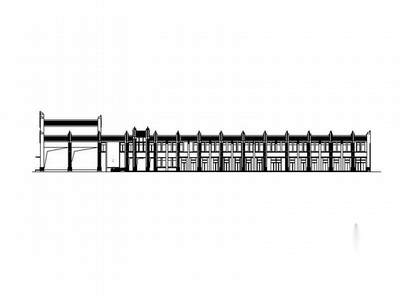 简欧风格两层菜市场及超市建筑施工图