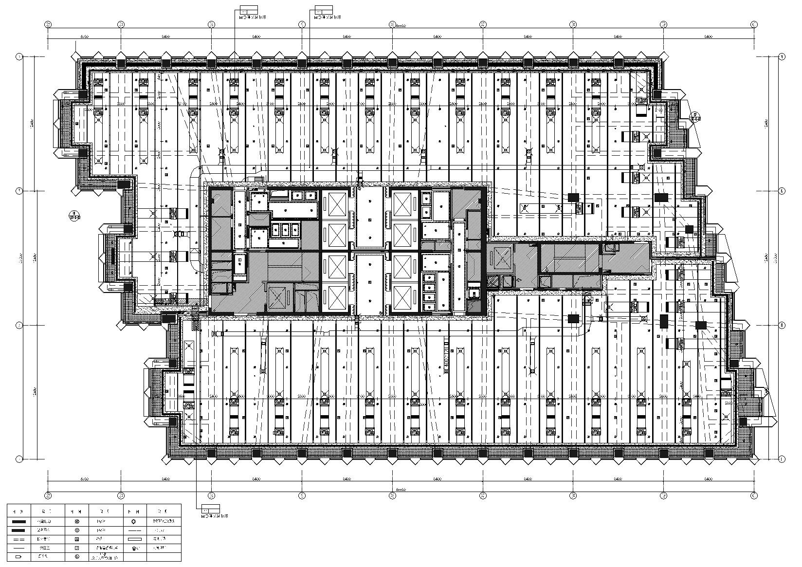 [上海]超高层现代SOHO办公综合体内装施工图
