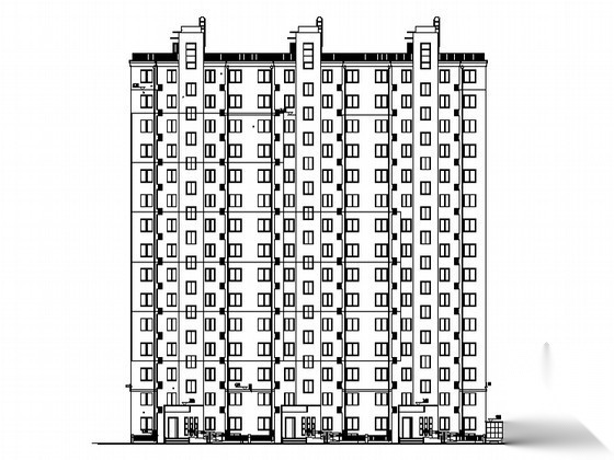 [北京]海淀区某地块定向安置房建筑扩初图