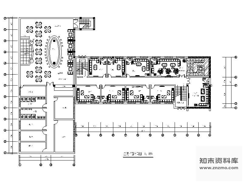 施工图长沙某大型KTV施工图