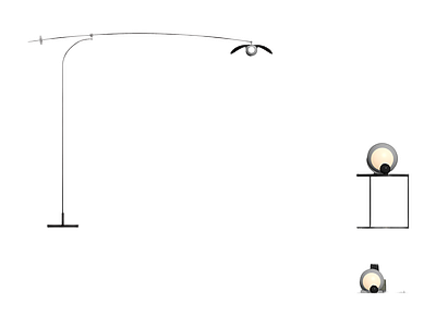 现代风格落地灯