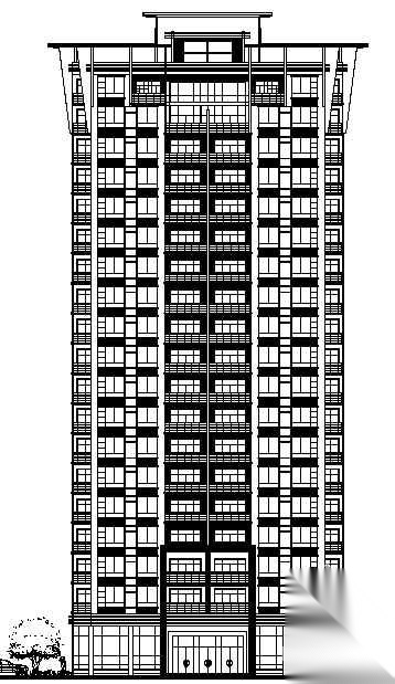 [重庆市]某路段危旧房改造二十四层农贸商住楼工程建筑方...