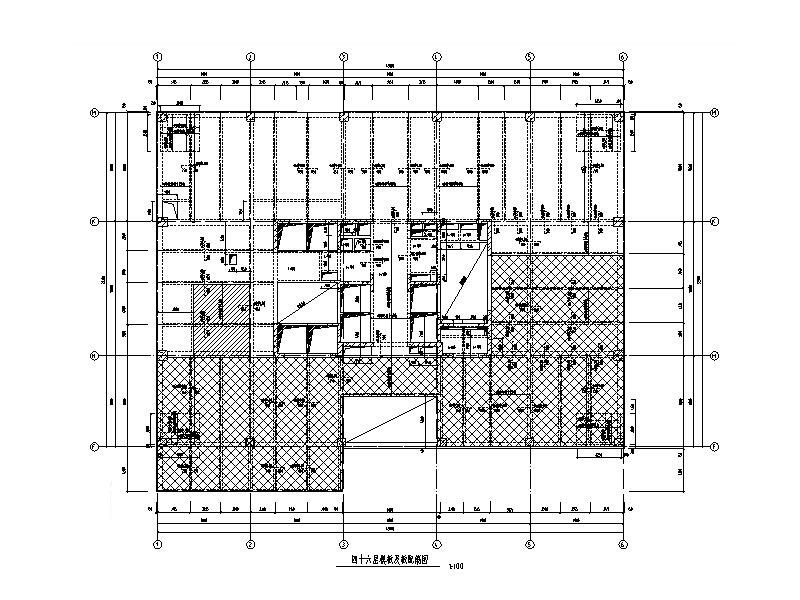 200m框筒结构 结构施工图 建筑通用节点