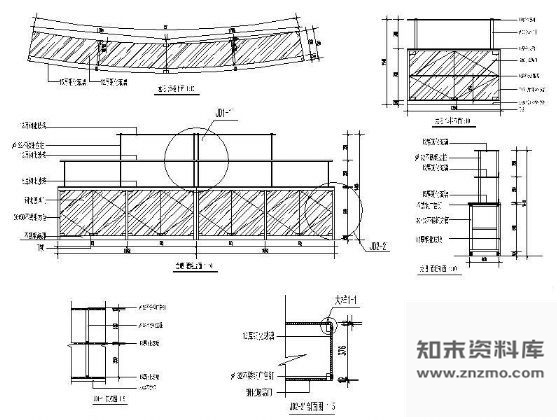 图块/节点龙吧不锈钢酒柜详图 柜类 家具节点详图