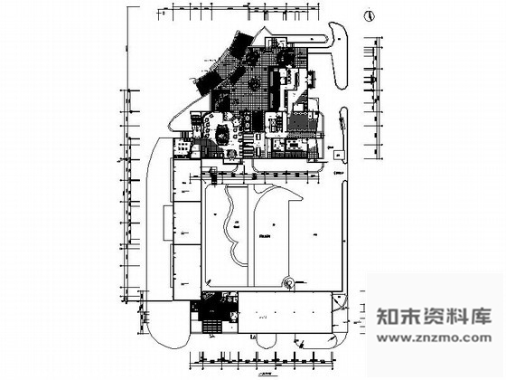 施工图浙江某大酒店局部室内装修图