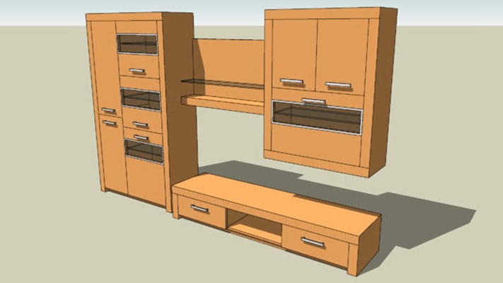 陈列柜 草图大师模型