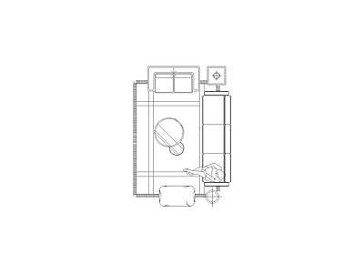 郑中室内设计常用动态块动态图块 家具